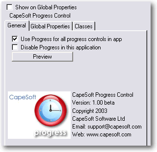 global general tab