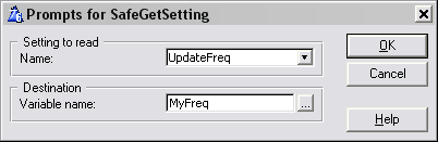 Embed Get Setting