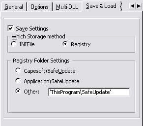 Global Save & Load Registry folder