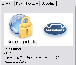 SafeUpload General Tab