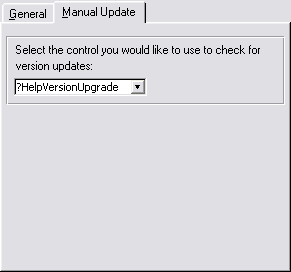 AutoUpdate Extension Manual Update Tab