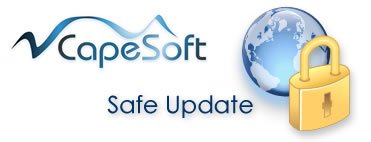 Safe Update header linked to CapeSoft home page