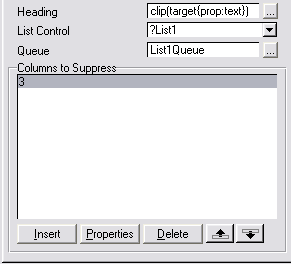 ListSendTo control template screenshot