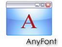 AnyFont logo
