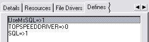Defines In MSSQL Eg