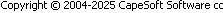 CapeSoft Software copyright