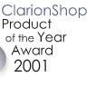 image of ClarionShop product of the year award 2001