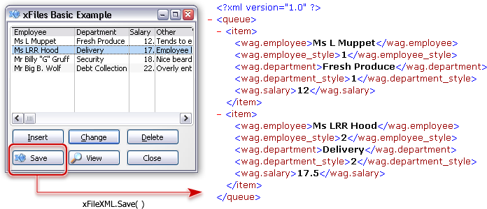xFiles basic example image