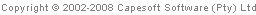 CapeSoft Software copyright