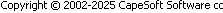 CapeSoft Software copyright