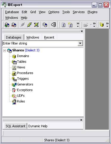 Firebird Database properties